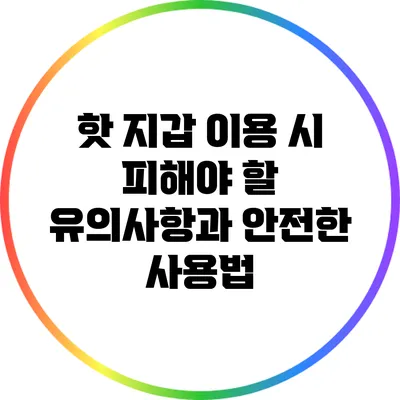 핫 지갑 이용 시 피해야 할 유의사항과 안전한 사용법