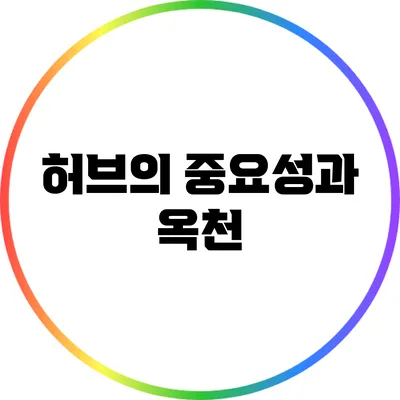 허브의 중요성과 옥천